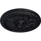 Ekena Millwork Kirke Ceiling Medallion (Fits Canopies up to 3 3/4"), Hand-Painted Steel Gray, 15 3/4"OD x 5/8"P CM16KISGS - alternate 4